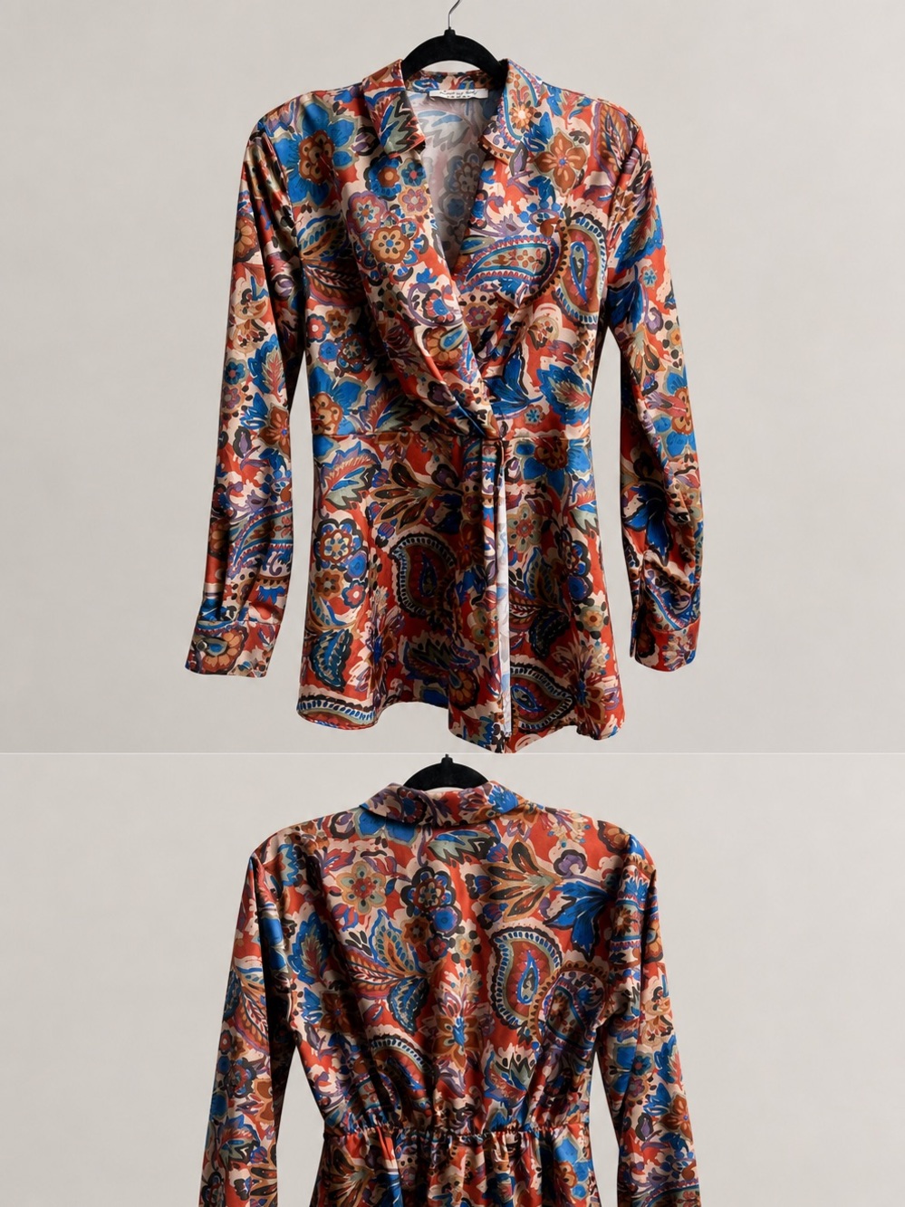 ✨ Gorgeous Bohemian Style Satin Top! ✨